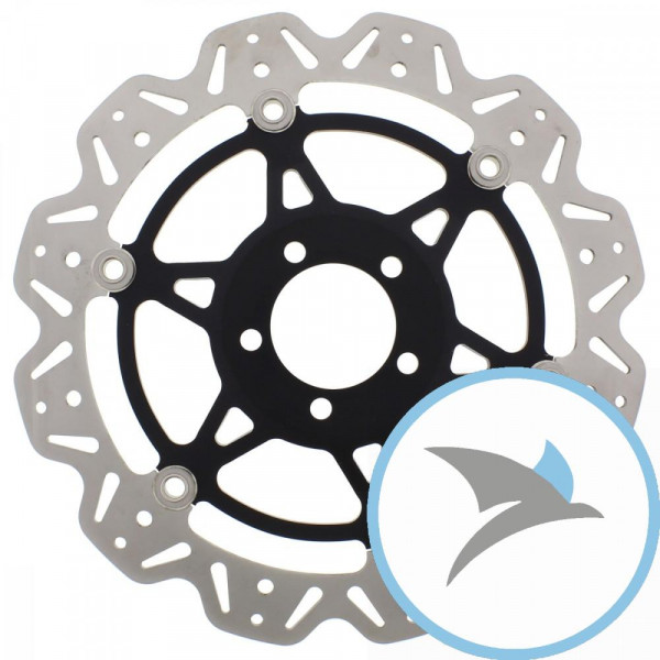 Bremsscheibe VEE EBC schwarz - VR4022BLK