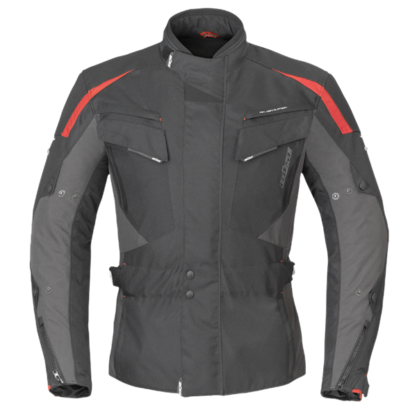 Büse Jacke Salerno Evo rot/schwarz