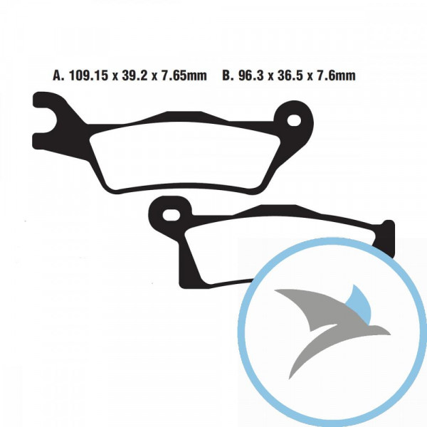 Bremsklotz Standard EBC - FA617TT