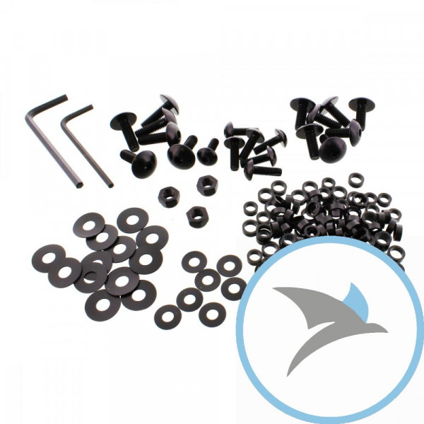 VERKLEID Schraube Satz Pro Bolt alu schwarz - FSU163BK