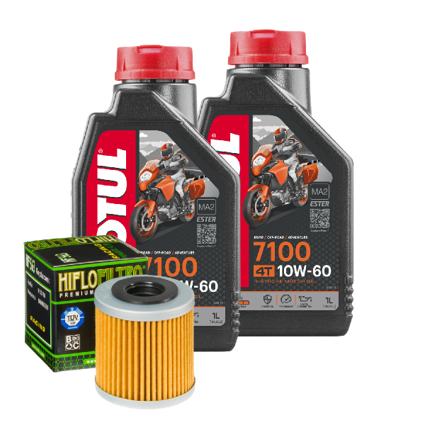 Aprilia RXV 550 Service Kit Ölwechsel Öl Motul 7100 10W60 Ölfilter