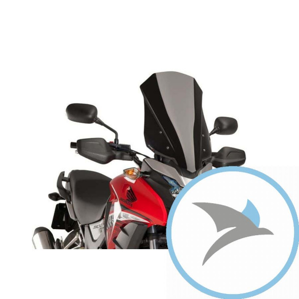 Touringscheibe New Generation Puig für Nakedbike schwarz - 8901N