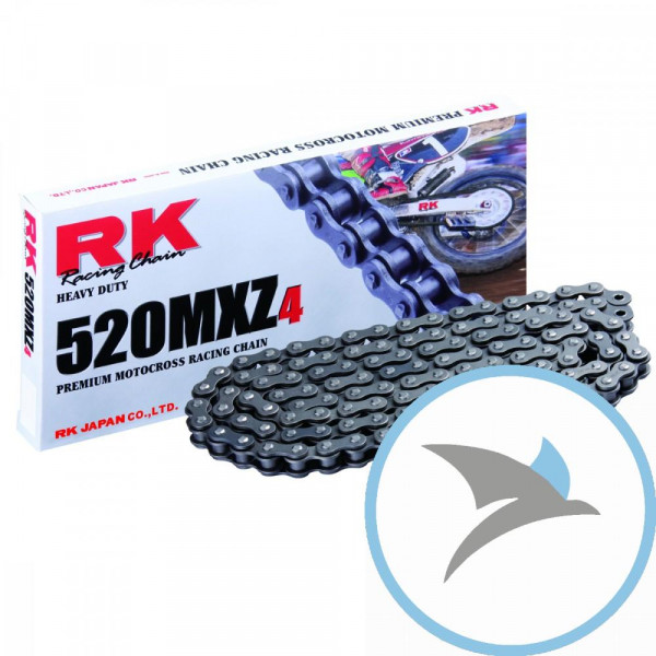 RK Standardkette 520MXZ4/116 Kette offen mit Clipschloss