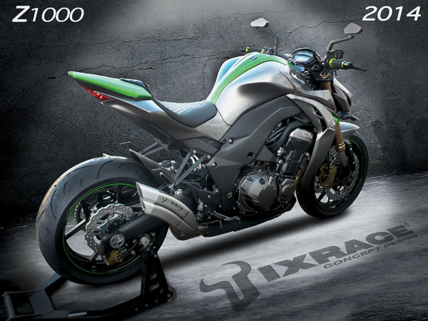 IXRACE Auspuff 2 für Kawasaki Z 1000, Z 1000 SX