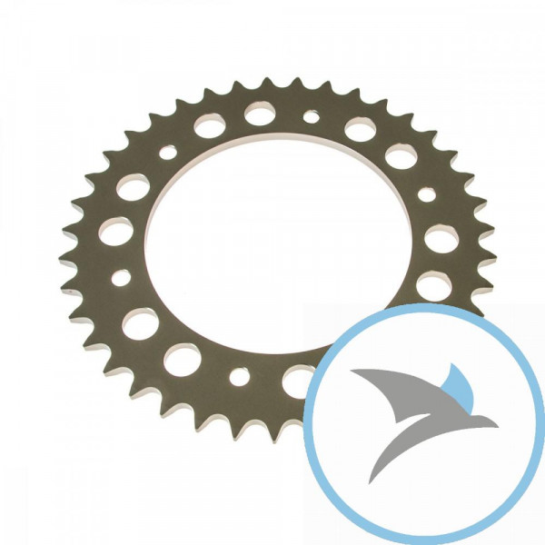 Alu-Kettenrad 54Z Teilung 520 silber Esjot Innendurchmesser 125 Lochkreis 150