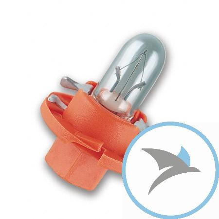 Lampe 12V1.12W BX8.4D Sockel Pasellorange