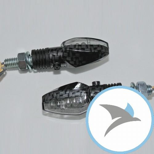 Blinkleuchte LIZZARD Shin Yo LED Carbon - 204-252