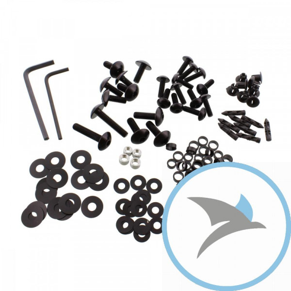 VERKLEID Schraube Satz Pro Bolt alu schwarz - FKA405BK