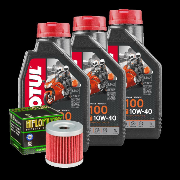 Kawasaki KFX 400 A KSF Service Kit Ölwechsel Öl Motul 7100 10W40 Ölfilter