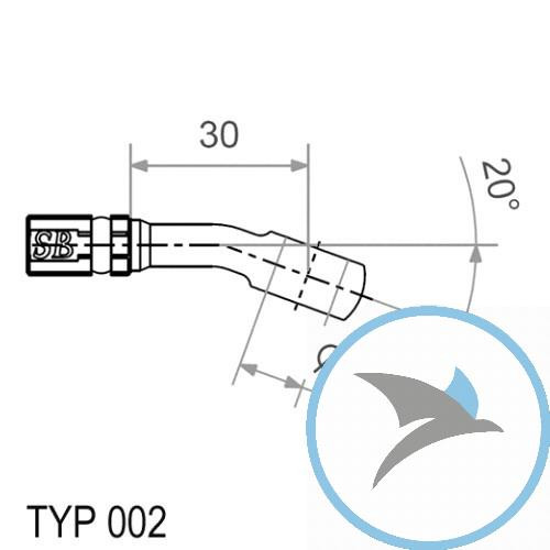 Ringfitting Vario TYP002 10 mm 20 anthrazit