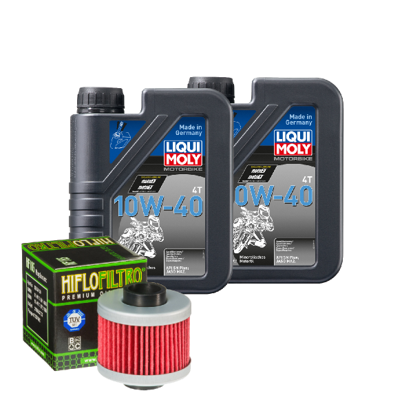 Peugeot Elyseo 150 Service Kit Ölwechsel Öl LIQUI MOLY 10W-40 Ölfilter
