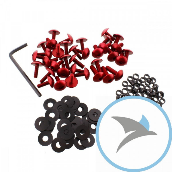 VERKLEID Schraube Satz Pro Bolt alu rot - FYA395R