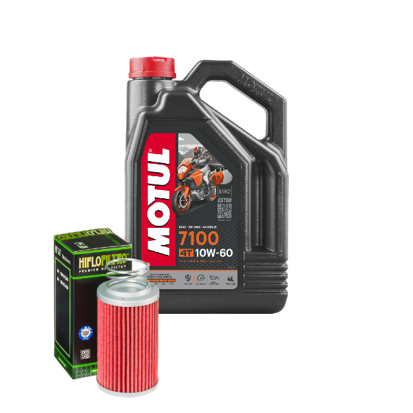 MV Agusta Brutale 1090 R Service Kit Ölwechsel Öl Motul 7100 10W60 Ölfilter