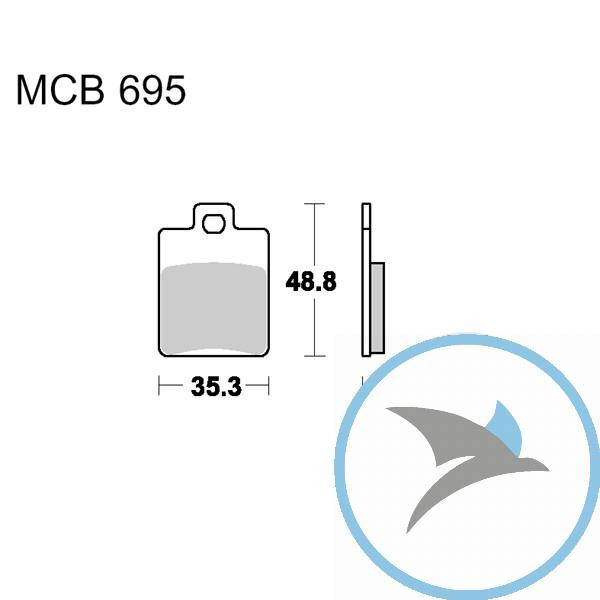 Bremsklotz Standard TRW - MCB695