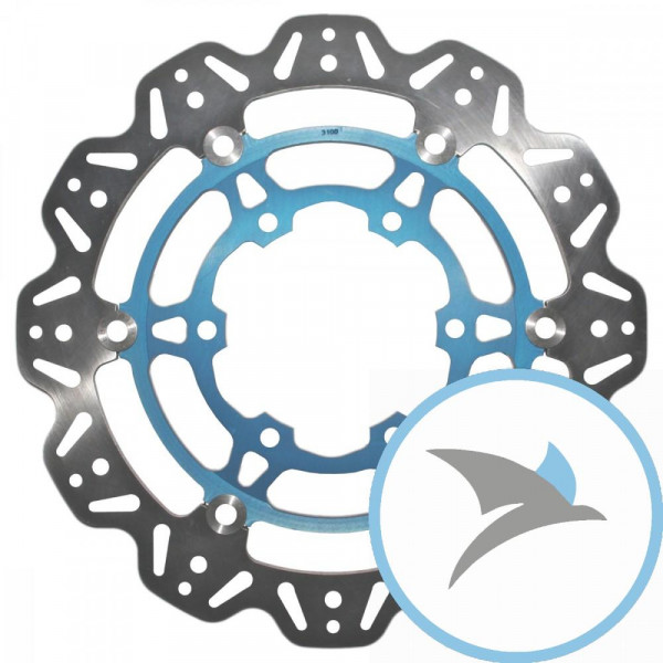 Bremsscheibe VEE EBC blau - VR3100BLU