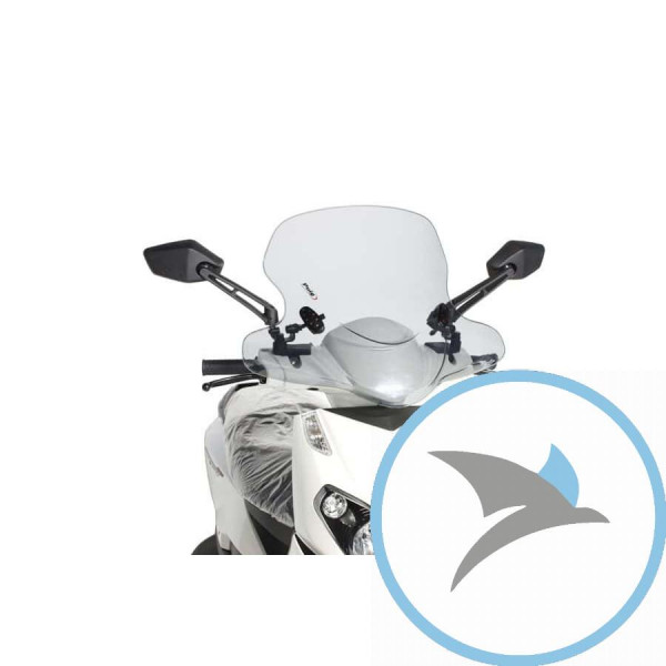 Touringscheibe CITY Puig rauchgrau - 5270H