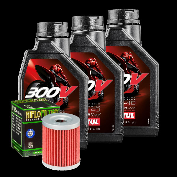 Suzuki LT-Z 250 Quadsport Service Kit Ölwechsel Öl Motul 300V 10W40 Ölfilter