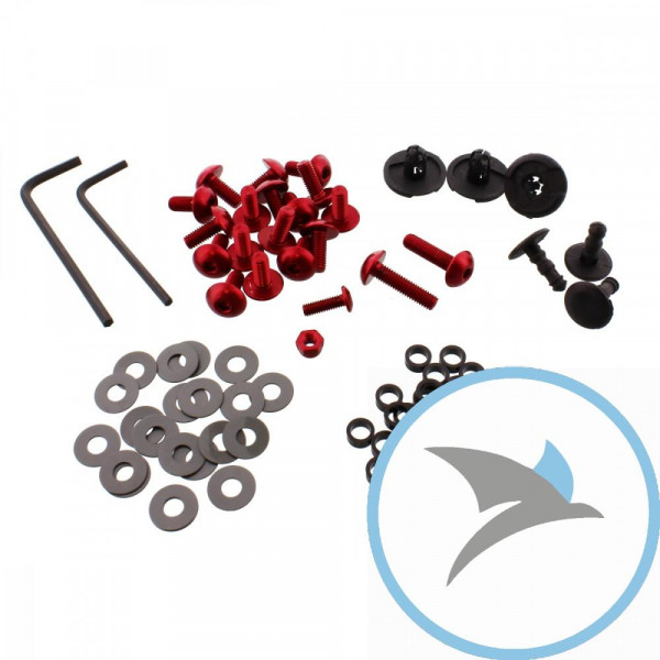 VERKLEID Schraube Satz Pro Bolt alu rot - FOAP210R