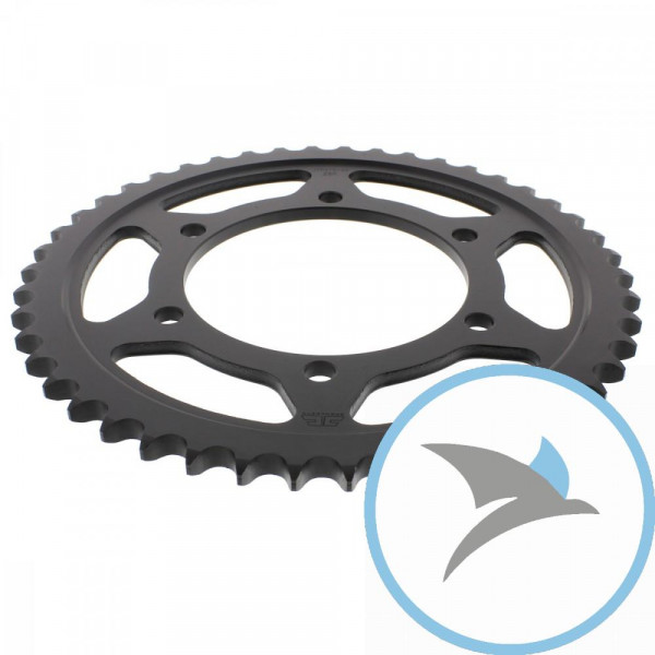 Kettenrad 46Z Teilung 530 schwarz Innendurchmesser 110 Lochkreis 130 - JTR479.46ZBK