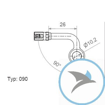 Ringfitting Vario TYP090 10 mm 90S chrom