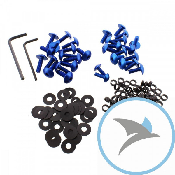 VERKLEID Schraube Satz Pro Bolt alu blau - FYA399B