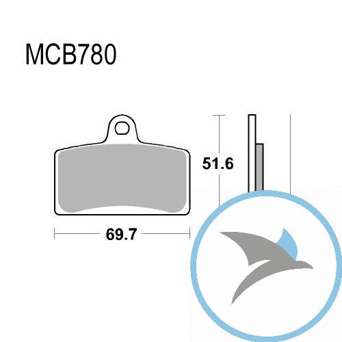 Bremsklotz Standard TRW oder 7321342 - MCB780