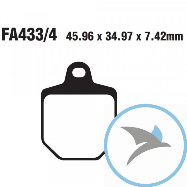 Bremsklotz Standard EBC - FA433/4