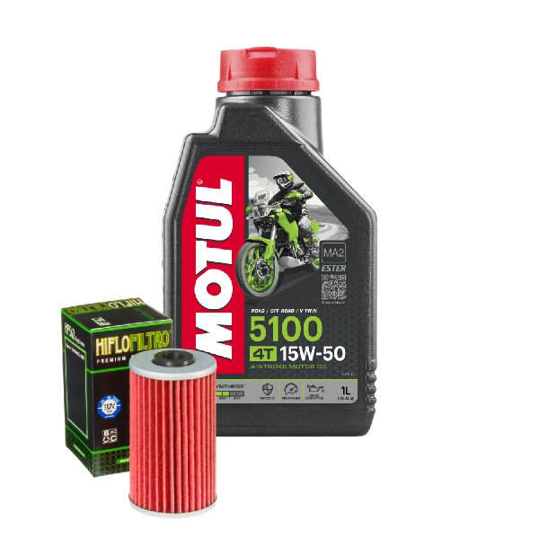 Kymco Grand Dink 150 Service Kit Ölwechsel Öl Motul 5100 15W50 Ölfilter