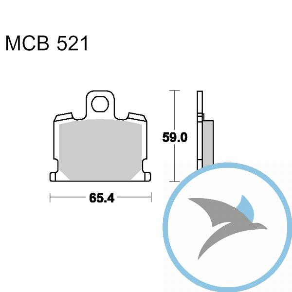 Bremsklotz Standard TRW oder 7326796 - MCB521