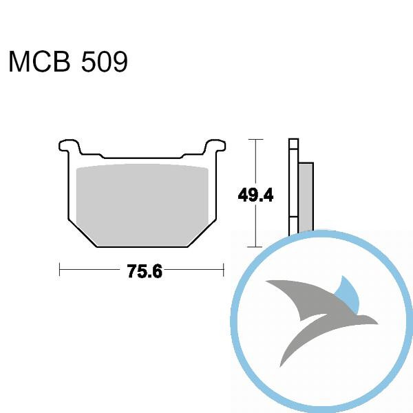 Bremsklotz Standard TRW oder 7326556 - MCB509