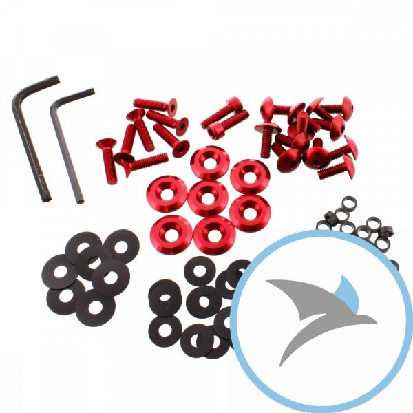 VERKLEID Schraube Satz Pro Bolt alu rot - FHO240R