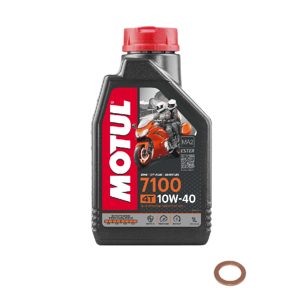 SYM Allo 125 Service Kit Ölwechsel Öl Motul 7100 10W40 Schraube