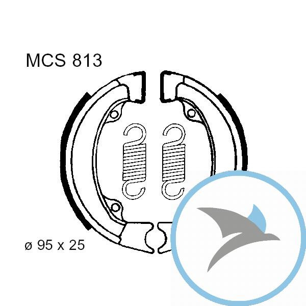 Bremsbacken mit Feder TRW oder 7327984 - MCS813