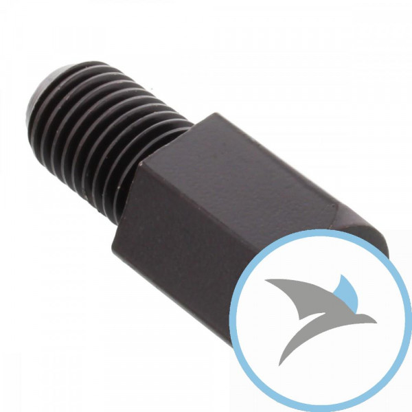 Spiegeladapter JMP M10 x 1.25 mm links zu M8 links