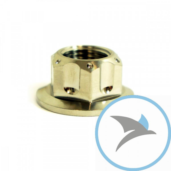 Mutter Achse Pro Bolt M18X1.50 mm 27MM Edelstahl V4A - LSSNUT18150001