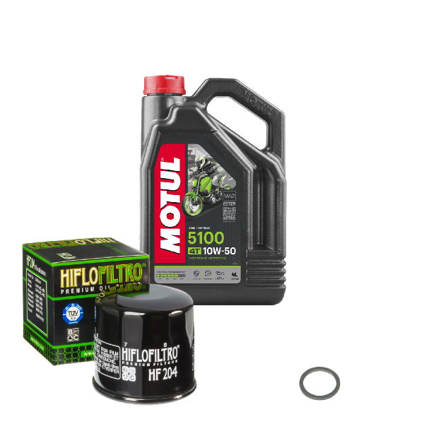 Triumph Scrambler 865 EFI Service Kit Ölwechsel Öl Motul 5100 10W50 Ölfilter