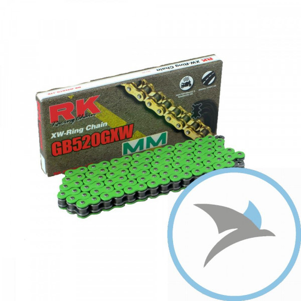 RK XW-Ringkette GN520GXW/112Kette offen mit Nietschloss -