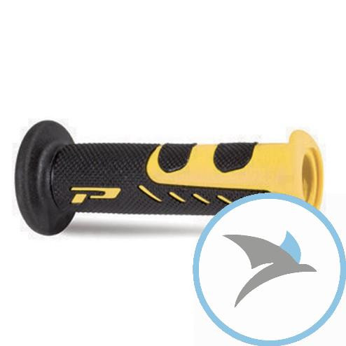 Griffgummi gelb/schwarz D.22 mm. L.122MM geschlossen - PA072500GI02