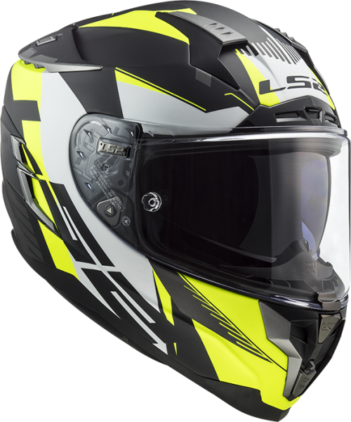 LS2 FF327 CHALLENGER SQUADRON MATT HI VIS YELL