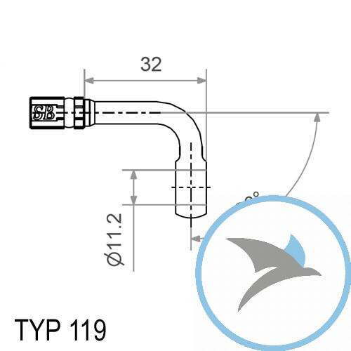 Ringfitting Vario HDTYP119 11.2MM 90 silber