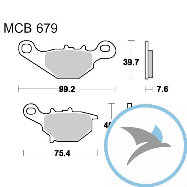 Bremsklotz Standard Offroad TRW oder 7321953 - MCB679EC