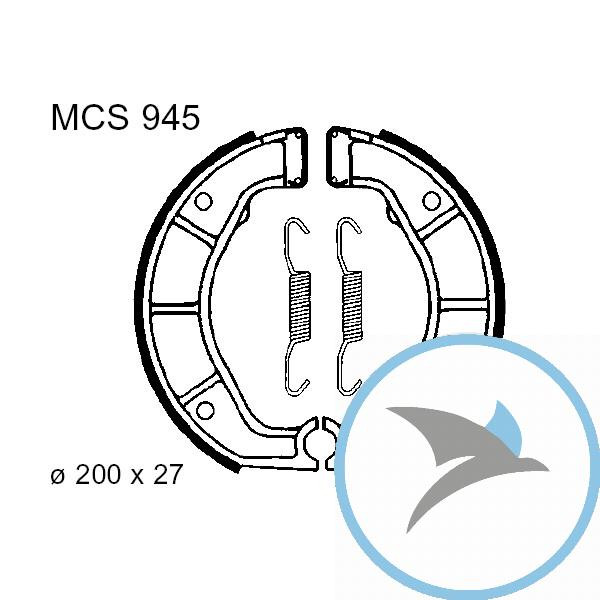 Bremsbacken ohne Feder TRW oder 7376437 - MCS945