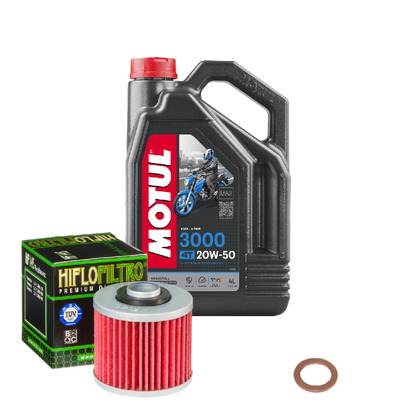 Yamaha XTZ 750 H Super Tenere Service Kit Öl Motul 3000 20W50 Ölfilter