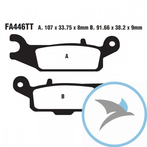 Bremsklotz Standard EBC - FA446TT