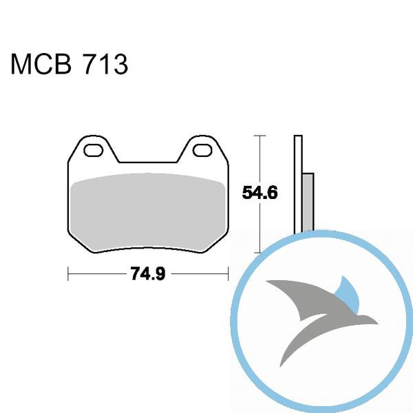Bremsklotz Standard TRW oder 7324064 - MCB713