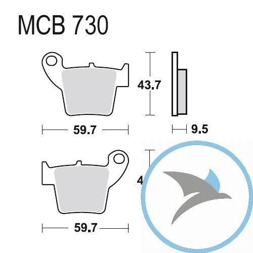 Bremsklotz Standard Offroad TRW oder 7323918 - MCB730EC