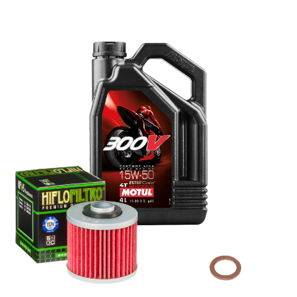 Yamaha TDM 850 H Service Kit Ölwechsel Öl Motul 300V 15W50 Ölfilter