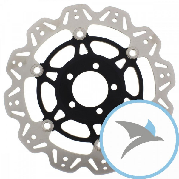 Bremsscheibe VEE EBC schwarz - VR4154BLK
