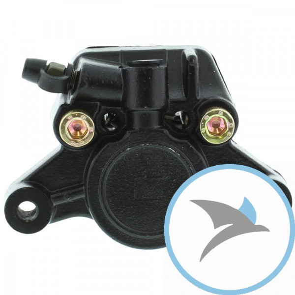 Bremssattel hinten schwarz
