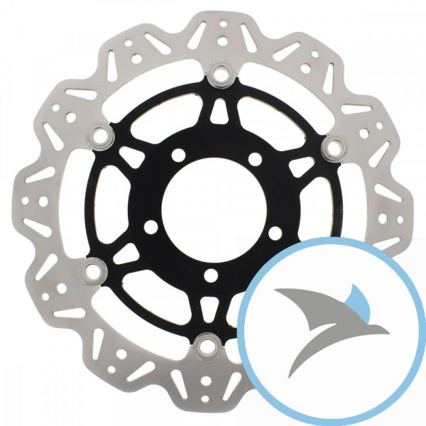 Bremsscheibe VEE EBC schwarz - VR4161BLK